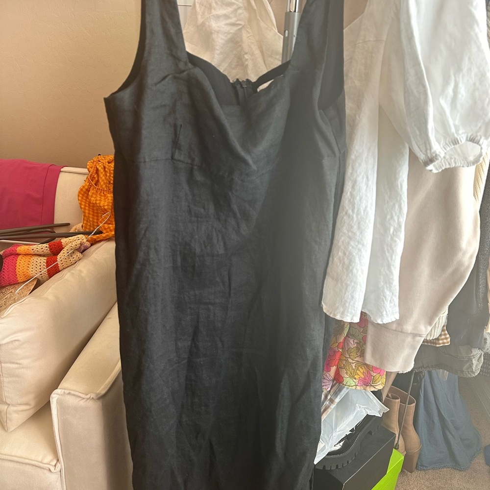 DISSH Black Midi Dress